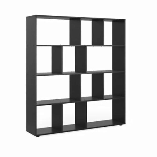 Vicco Raumteiler Pilar 12 fächer Schwarz schwarz günstig online kaufen