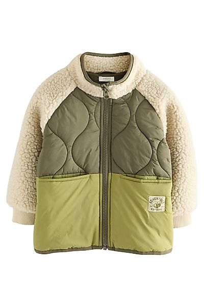 Next Hemdjacke Bomberjacke Borg-Hemdjacke in Blockfarben günstig online kaufen
