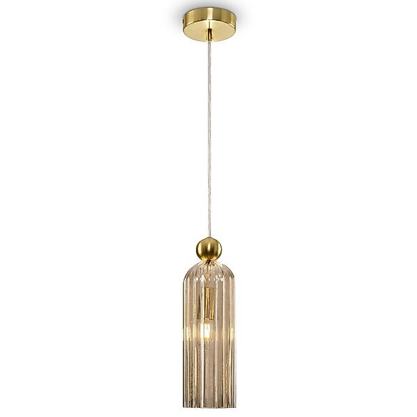 Pendelleuchte Antic in Gold E14 günstig online kaufen