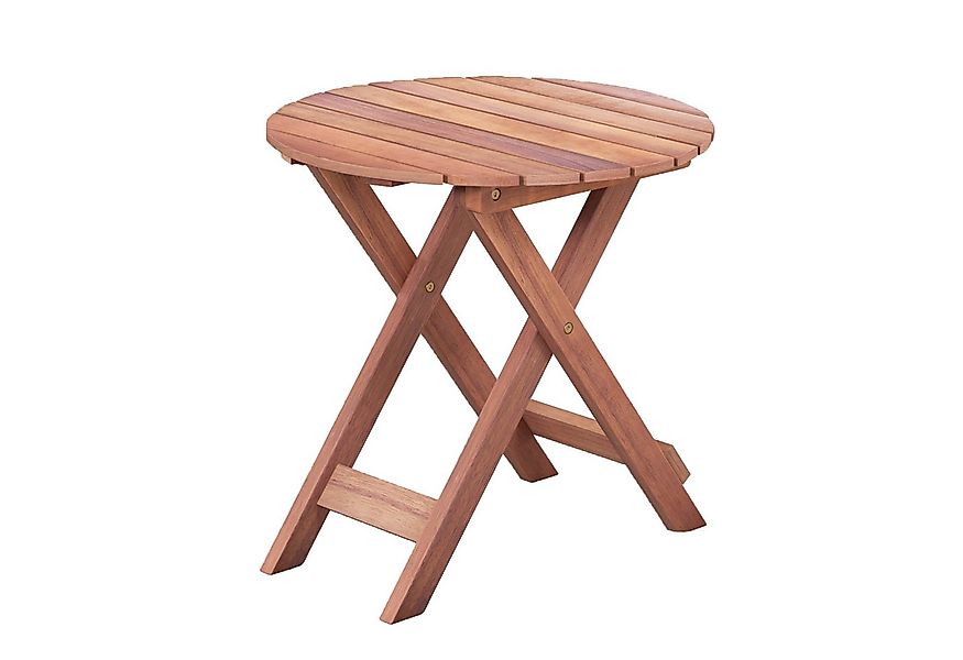 COSTWAY Gartentisch, wetterfest, Beistelltisch Akazienholz, Lamellen-Design günstig online kaufen