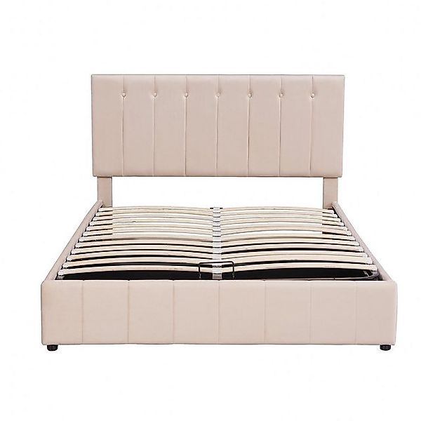 Gotagee Polsterbett Doppelbett 140x200 Jugendbett Samtstoff Funktionelles B günstig online kaufen
