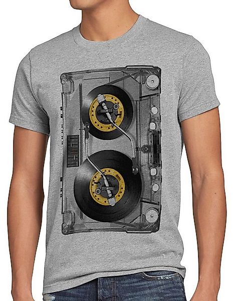style3 T-Shirt DJ Tape mc musik disco 80er 90er retro kassette analog CD günstig online kaufen