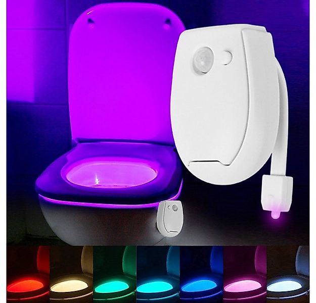 Rosnek Nachtlicht PIR-Bewegungssensor, mit Batteriebetrieb, für Kinder-Bade günstig online kaufen