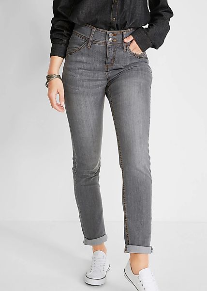 bonprix Slim-fit-Jeans "Slim-Fit-Jeans High Waist, Komfort-Stretch" Slim-Fi günstig online kaufen