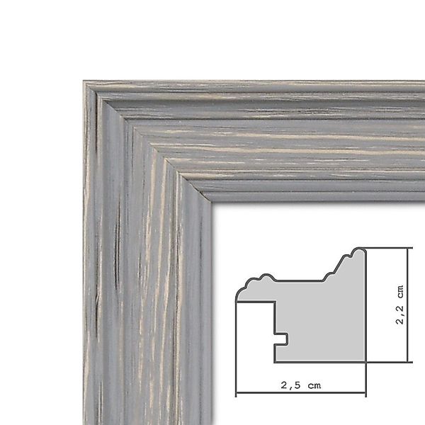 PHOTOLINI Bilderrahmen 3er Set Massivholz-Rahmen im günstig online kaufen