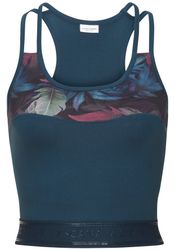 LASCANA ACTIVE Crop-Top Sporttop mit floralem günstig online kaufen