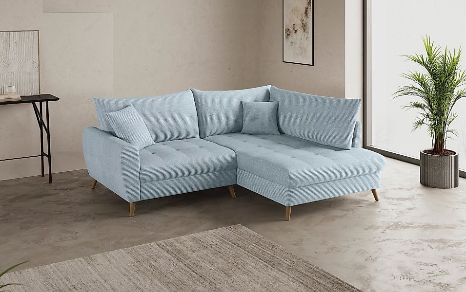 Mr. Couch Ecksofa "Blackburn II L-Form", Wahlweise mit Kaltschaumpolsterung günstig online kaufen