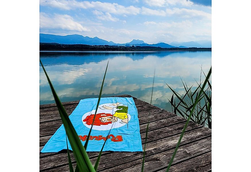 Bavariashop Handtuch ®Pumuckl großes Badetuch • Strand Handtuch XXL • 75 x günstig online kaufen