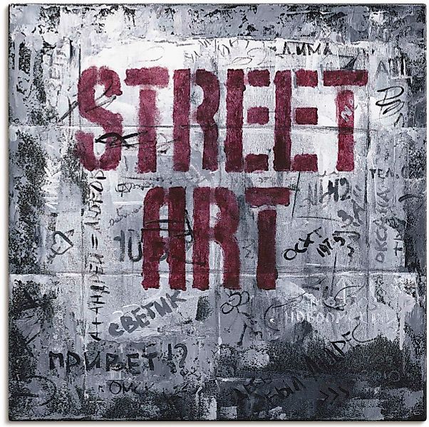 Artland Wandbild »Street Art - Straßenkunst«, Sprüche & Texte, (1 St.), als günstig online kaufen