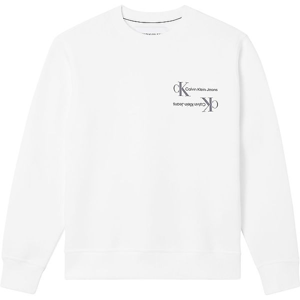 Calvin Klein Jeans Urban Graphic Rundhalsausschnitt Sweater L Bright White günstig online kaufen