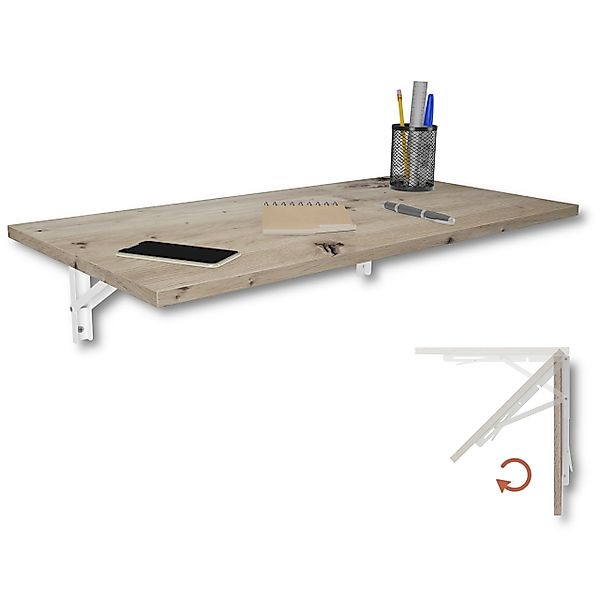 KDR Produktgestaltung Klapptisch 80x40 Wandklapptisch Esstisch günstig online kaufen