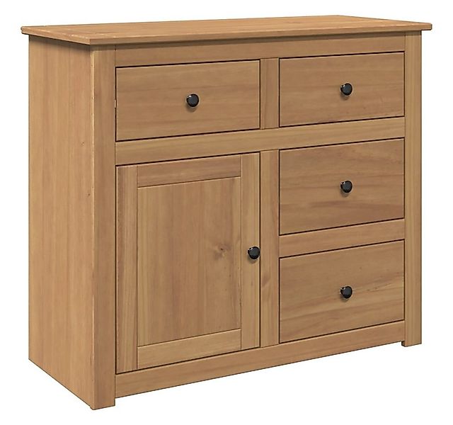 vidaXL Sideboard Sideboard mit Schubladen Panama 93x40x80 cm Massivholz Kie günstig online kaufen
