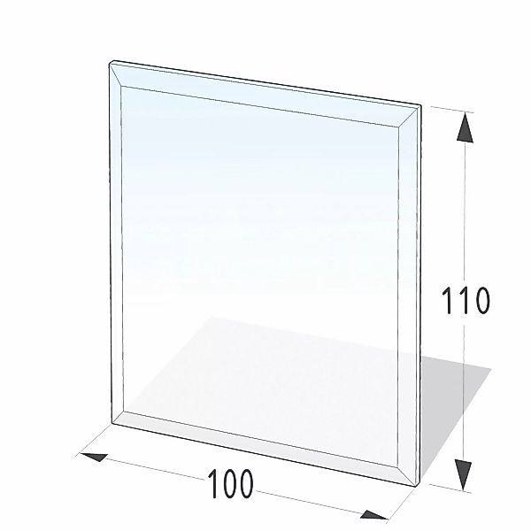 Lienbacher Funkenschutzplatte Glasbodenplatte Rechteck 6mm Stärke günstig online kaufen