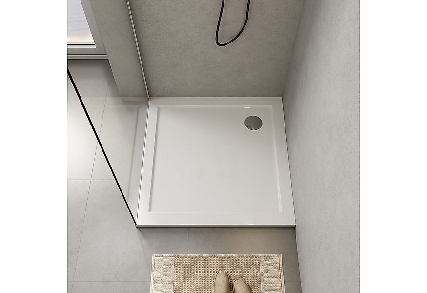 WITEN&NOCK Duschwanne SMC Duschtasse Hochglanz Weiß 4cm flach Brausewanne f günstig online kaufen