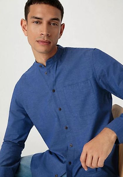 Hessnatur Outdoorhemd aus Bio-Baumwolle mit Hanf und Yak Regular Fit (1-tlg günstig online kaufen