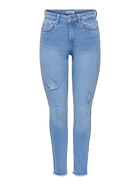 ONLY Skinny-fit-Jeans ONLLACE MID WAIST SK ANK RW DES DNM BOX Baumwollmisch günstig online kaufen