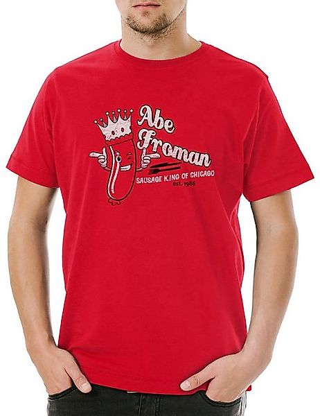 Urban Backwoods Print-Shirt Abe Froman Herren T-Shirt Ferris Bueller’s Day günstig online kaufen