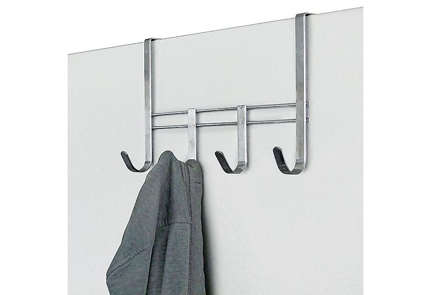 BURI Handtuchhalter Metall Türgarderobe mit 4 Haken Garderobenleiste Kleide günstig online kaufen