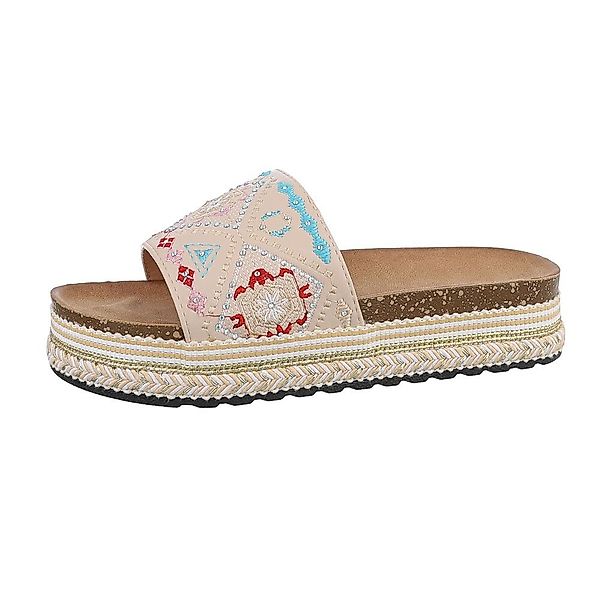 Ital-Design Damen Mules Freizeit Plateausandaletten (85698114) günstig online kaufen