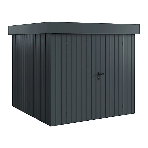 Hörmann EcoStar Gerätehaus Euroline Flachdach 2-flg 237 x 229 cm Anthrazitg günstig online kaufen
