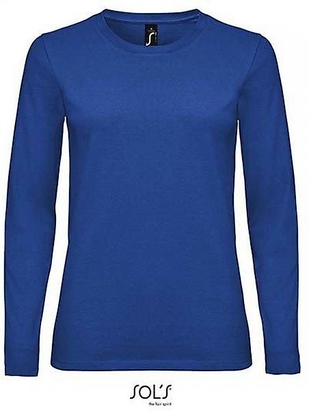 SOLS Rundhalsshirt Damen Long-Sleeve T-Shirt Imperial günstig online kaufen