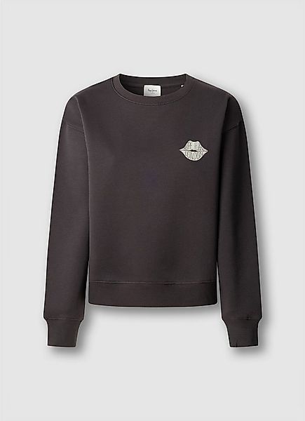 Pepe Jeans Sweatshirt LETHA mit geripptem Rundhals günstig online kaufen