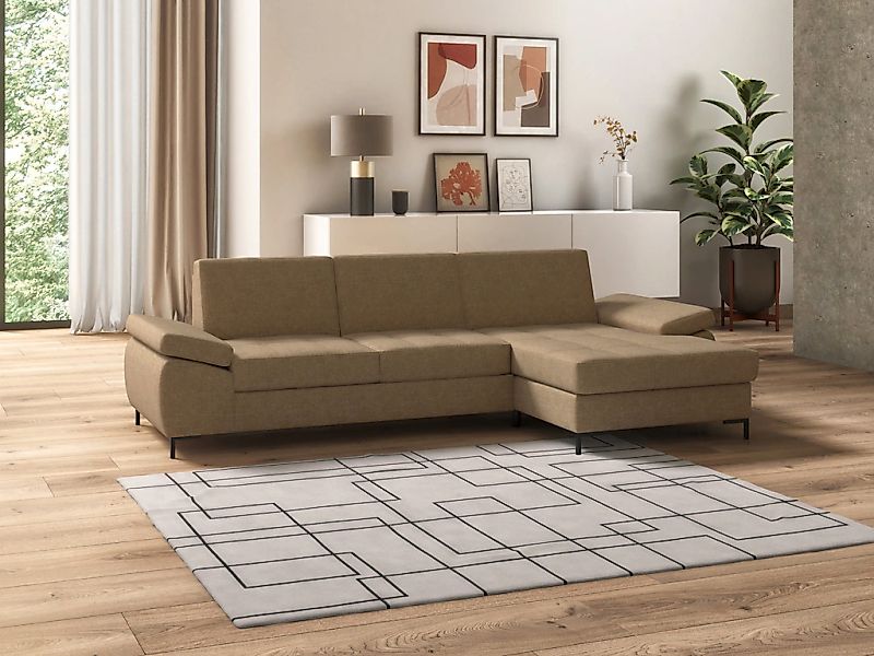 DOMO collection Ecksofa "Capelo, komfortabel, klare Linien zeichnen dieses günstig online kaufen