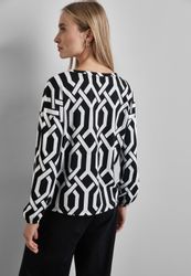 STREET ONE Langarmshirt mit grafischem Muster günstig online kaufen