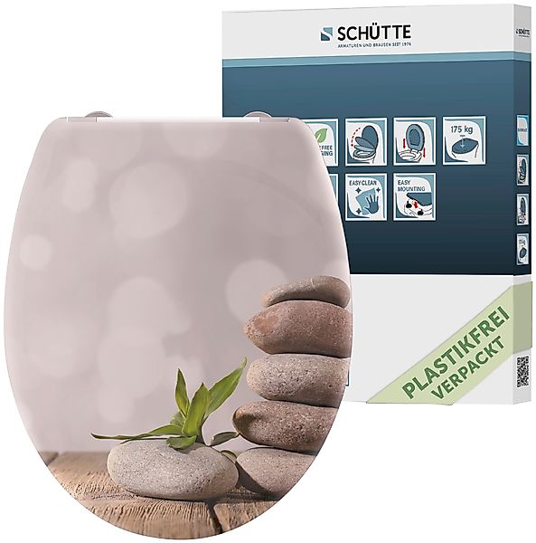 Schütte WC-Sitz STONE PYRAMID, bruchsicher und günstig online kaufen