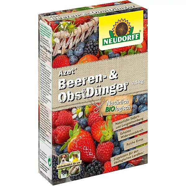 Neudorff Azet Beeren- und Obst-Dünger 2,5 kg günstig online kaufen