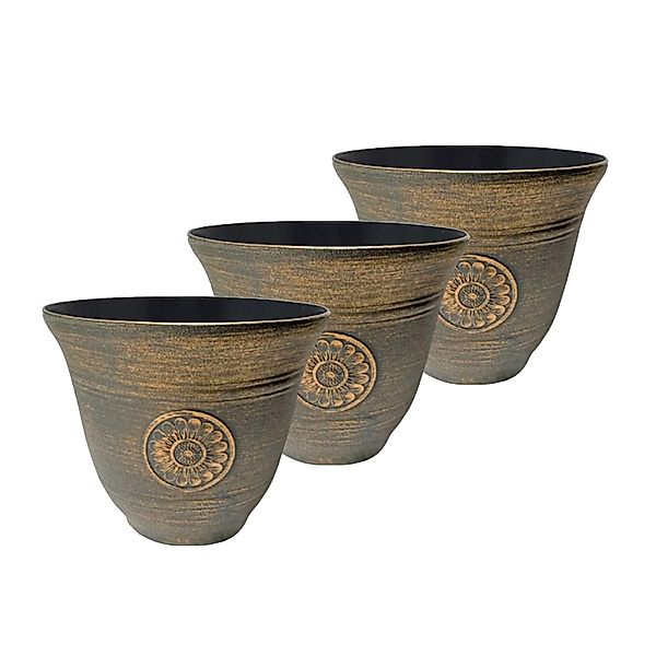 HTI-Living Blumentopf Blumentopf Nessa Sonne 3er-Set günstig online kaufen
