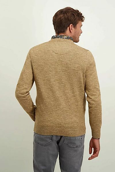 State Of Art Pullover mit V-Ausschnitt Beige Melange - Größe XL günstig online kaufen