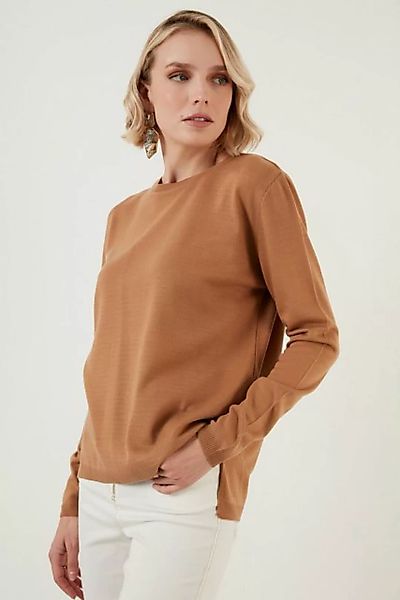 LELA Rundhalspullover Regular Fit günstig online kaufen