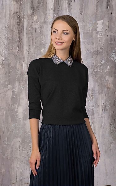 Passioni Strickpullover mit Glitzer- und Schmuckdetails günstig online kaufen