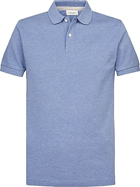 Profuomo Piqué Poloshirt Blau - Größe M günstig online kaufen