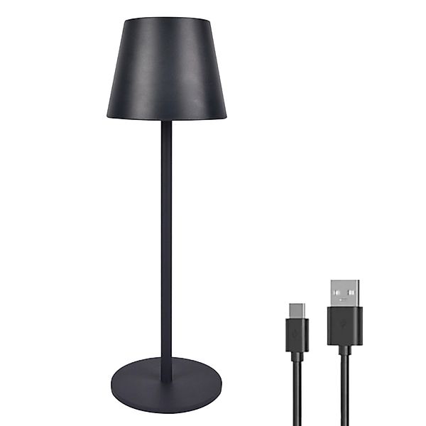 LUXULA Akku Tischlampe Kabellose Tischleuchte Dimmbar CCT Kaltweiß bis Warm günstig online kaufen
