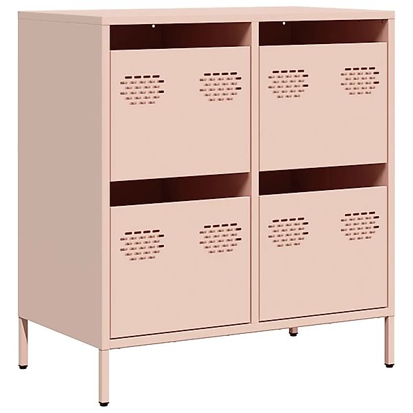vidaXL Sideboard Rosa 68x39x73,5 cm Kaltgewalzter Stahl 851257 günstig online kaufen