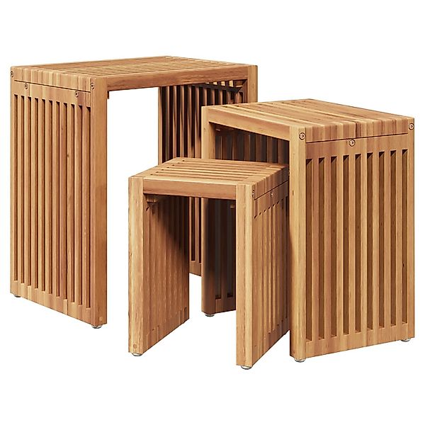 vidaXL Gartentisch Garten Nest von Beistelltischen günstig online kaufen