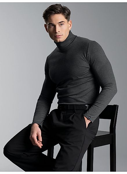 Trigema Rollkragenshirt "TRIGEMA Rollkragenshirt" 1 Stk. günstig online kaufen