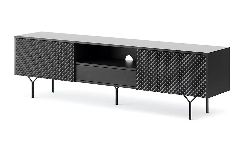 Lowboard  Still ¦ schwarz ¦ Maße (cm): B: 180 H: 51 Kommoden & Sideboards > günstig online kaufen