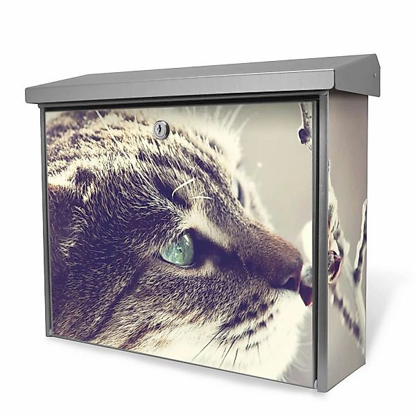 Banjado Briefkasten Edelstahl 38.5x31.5x12cm Ohne Zeitungsfach Inkl. Montag günstig online kaufen