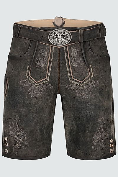 Lederhose Arijus mit Gürtel günstig online kaufen