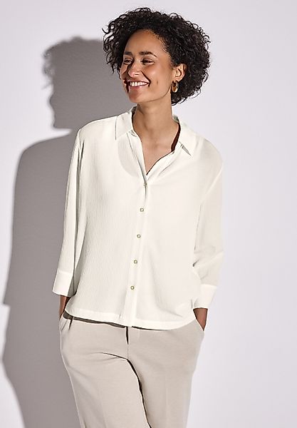 STREET ONE Crinklebluse, mit 3/4-Arm günstig online kaufen