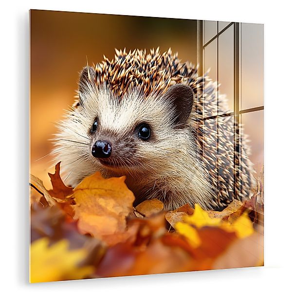 MuchoWow Acrylglasbild Igel - Wald - günstig online kaufen