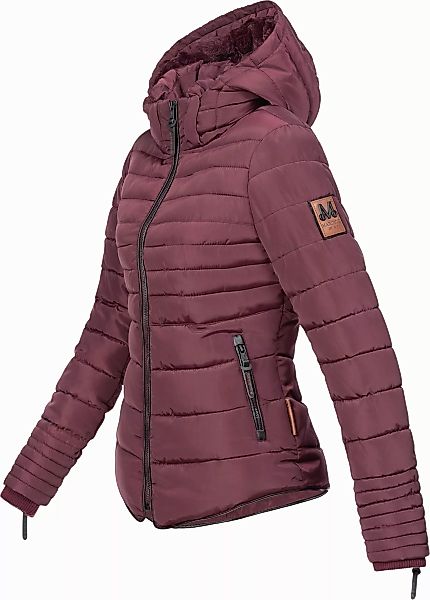 Marikoo Winterjacke "Amber", mit Kapuze, stylische Steppjacke mit Teddyfutt günstig online kaufen