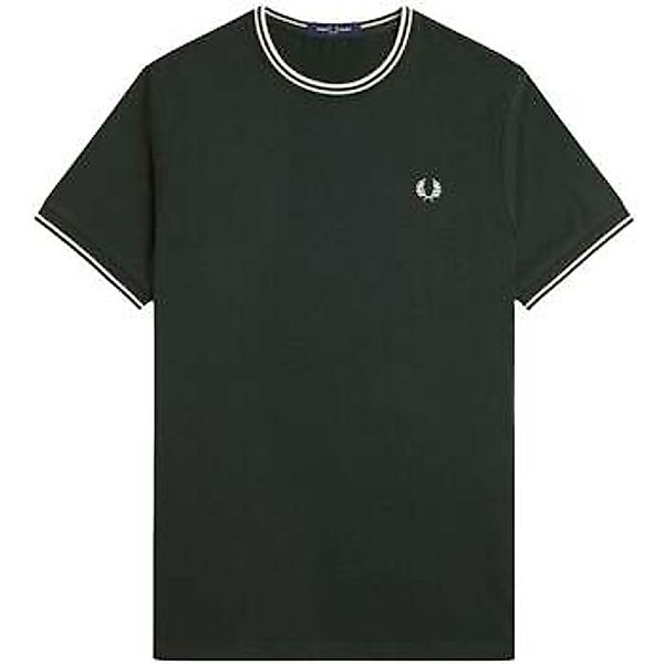 Fred Perry  T-Shirt Twin Tipped T-Shirt Night Green/Snow White günstig online kaufen