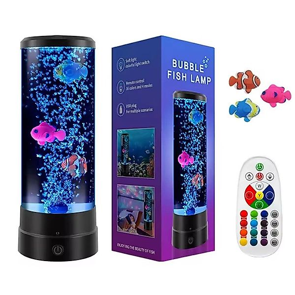 QUBEBU Tischleuchte LED Bubble Fischlampe Fantasie-Fisch, günstig online kaufen