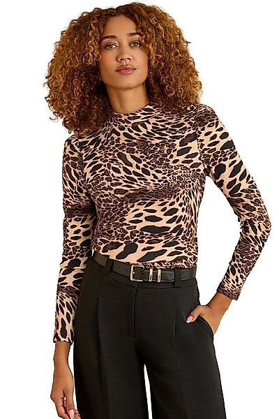 Love & Roses Langarmshirt Love & Roses Langarm-Oberteil mit Trichterkragen günstig online kaufen