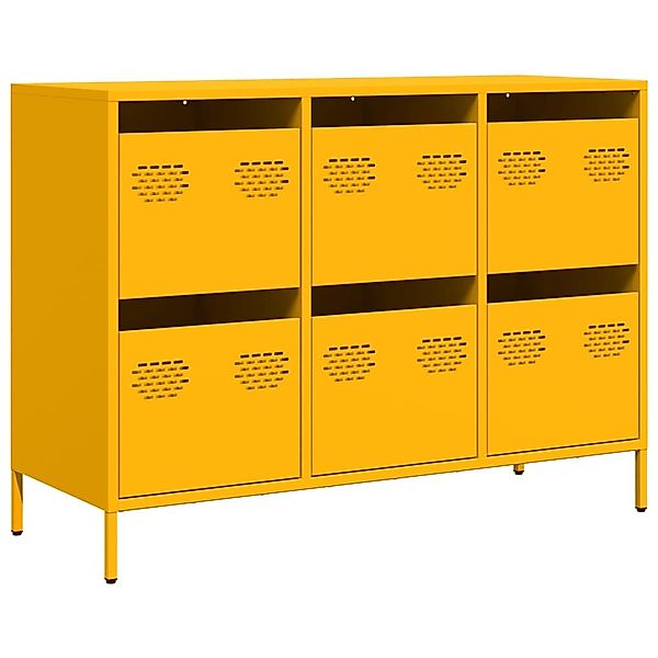 vidaXL Sideboard Sideboard Senfgelb 101,5x39x73,5 cm günstig online kaufen