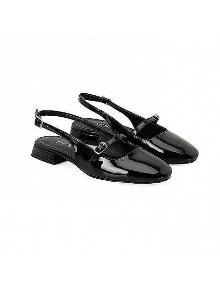 Desa Damen-Ballerinas aus Leder – Synthetiksohle, flacher Absatz, atmungsa günstig online kaufen